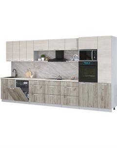 Кухонный гарнитур Интерлиния Мила Лайт 4.0-ПМ1