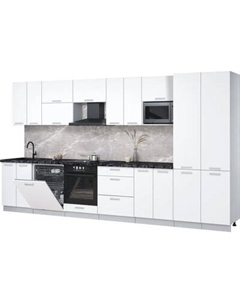 Кухонный гарнитур Интерлиния Мила Лайт 3.8-ПМ2