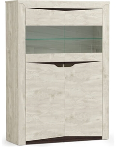 Шкаф с витриной Олмеко Лючия 33.15