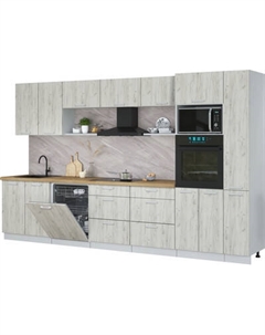 Кухонный гарнитур Интерлиния Мила Лайт 3.5-ПМ1