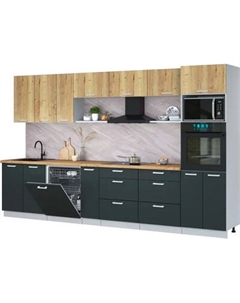 Кухонный гарнитур Интерлиния Мила Лайт 3.5-ПМ1-2