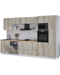 Кухонный гарнитур Интерлиния Мила Лайт 3.4-ПМ1