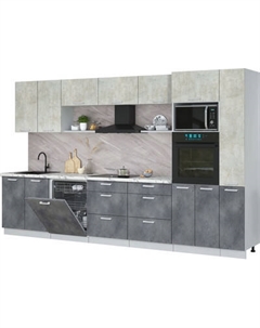 Кухонный гарнитур Интерлиния Мила Лайт 3.5-ПМ1