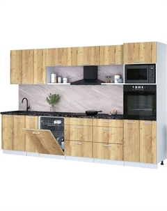 Кухонный гарнитур Интерлиния Мила Лайт 3.3-ПМ1-2