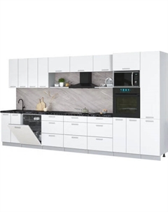 Кухонный гарнитур Интерлиния Мила Лайт 4.0-ПМ1