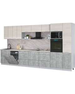 Кухонный гарнитур Интерлиния Мила Лайт 4.0-ПМ1