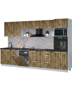 Кухонный гарнитур Интерлиния Мила Лайт 3.4-ПМ1-2