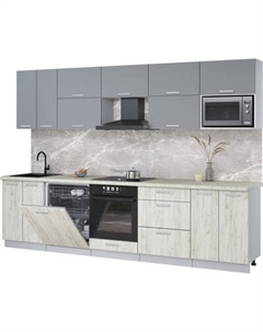 Кухонный гарнитур Интерлиния Мила Лайт 3.0-ПМ2