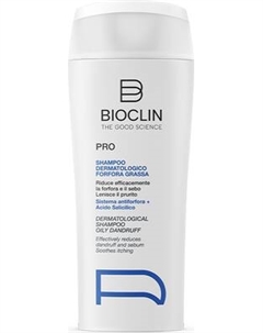 Шампунь для волос Bioclin Pro Дерматологический от жирной перхоти