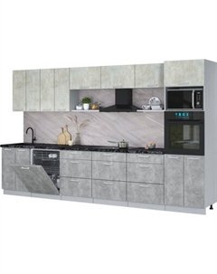 Кухонный гарнитур Интерлиния Мила Лайт 3.6-ПМ1-2