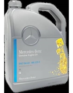 Моторное масло Mercedes-Benz 5W40 229.5 / A000989630813AAEW Mercedes-benz