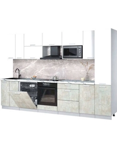 Кухонный гарнитур Интерлиния Мила Лайт 3.2-ПМ2