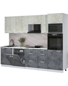 Кухонный гарнитур Интерлиния Мила Лайт 2.8-ПМ1