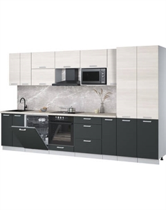 Кухонный гарнитур Интерлиния Мила Лайт 3.5-ПМ2