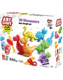 Набор для лепки Aяt Craft Динозаврики / 03995 Aяt craft