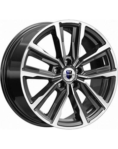 Литой диск K&K Лацио 17x7.5" 5x108мм DIA 67.1мм ET 35мм Алмаз черный K&k