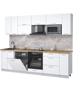 Кухонный гарнитур Интерлиния Мила Лайт 2.7-ПМ2