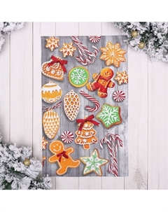 Полотенце Доляна Новогоднее печенье / 2588673