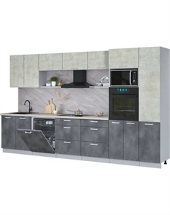 Кухонный гарнитур Интерлиния Мила Лайт 3.6-ПМ1