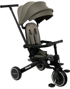 Трехколесный велосипед с ручкой Pituso Leve Pro / T8 Plus-Khaki