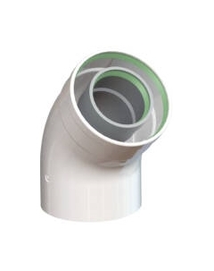 Поворот дымохода Ferroli 45 60/100 / 1kwma64w