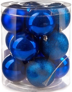 Набор шаров новогодних Ausini VT25-04005-4