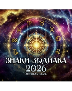Календарь настенный Астрокалендарь 2026. Знаки Зодиака / 9785171769109