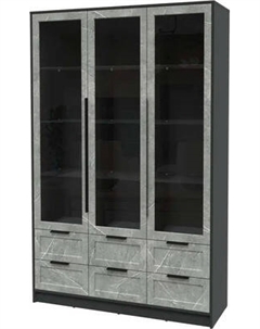Шкаф с витриной Интерлиния Концепт Тренд КТ-ШВ3