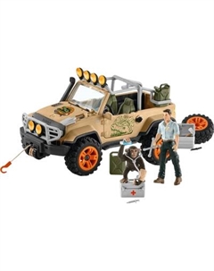 Автомобиль игрушечный Schleich Внедорожник с лебедкой / 42410