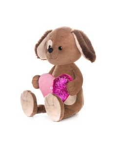 Мягкая игрушка Maxitoys Luxury Щенок с сердечком / MT-GU042021-6-20