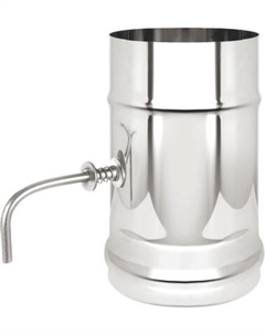 Шибер для дымохода Везувий Поворотный AISI 304 0.8 д.115