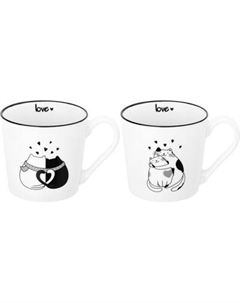 Набор кружек Elan Gallery Влюбленные котики / 880194 Elan gallery