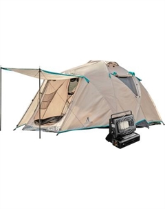 Палатка Coyote Montana-4 / CL-B01-S-4P-Sand с обогревателем газовым ZT-202-D