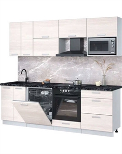 Кухонный гарнитур Интерлиния Мила Лайт 2.4-ПМ2