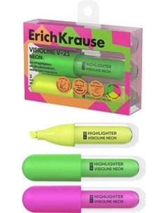 Набор маркеров Erich Krause Visioline V-23 Neon / 63553 Erich krause