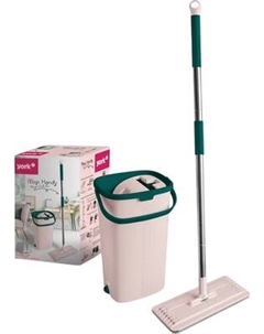 Набор для уборки York Handy Ведро с отжимом 10л+Швабра с насадкой из микрофибры