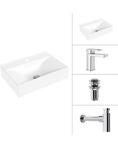 Умывальник со смесителем Lauter 21887B + Cascade 21СК655C + сифон 21635CH +донный клапан 21190CH