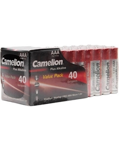 Комплект батареек Camelion Plus Alkaline LR03 SP-40 / LR03-SP40HFB