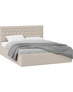 Двуспальная кровать ТриЯ Порто Универсальная с ПМ 180x200 и заглушиной Трия