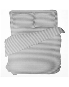 Комплект постельного белья Samsara Страйп-сатин Евро 50х70