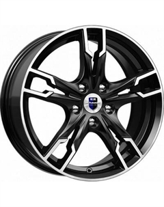 Литой диск K&K Солар 17x7" 5x112мм DIA 57.1мм ET 49мм Алмаз черный K&k