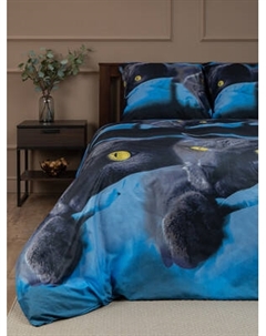 Комплект постельного белья Amore Mio Макосатин BZ Meow Euro M / 92930 Amore mio