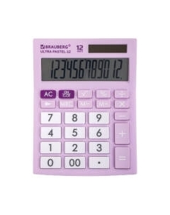 Калькулятор Brauberg Ultra Pastel-12-PR / 250505