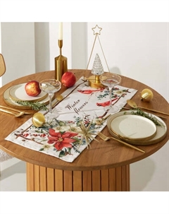 Дорожка на стол Этель Пуансетия / 9905067