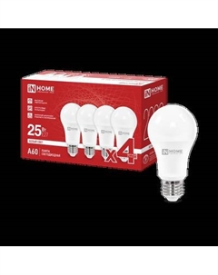 Лампа INhome LED-A60-VC / 4690612063072 Inhome