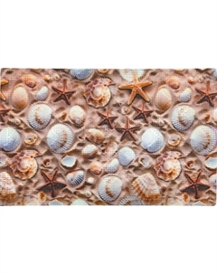 Коврик для ванной Вилина Впечатление. Ракушки / 7214