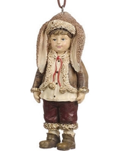 Елочная игрушка Goodwill Xmas 2024 Мальчик-зайчик / D 43256_1