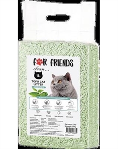 Наполнитель для туалета For Friends Tofu Green tea / TUZ906 For friends