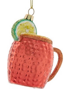 Елочная игрушка Kurt S. Adler Мохито в медной кружке / C6417 Kurt s. adler