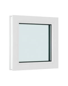 Окно ПВХ Brusbox Глухое 2 стекла